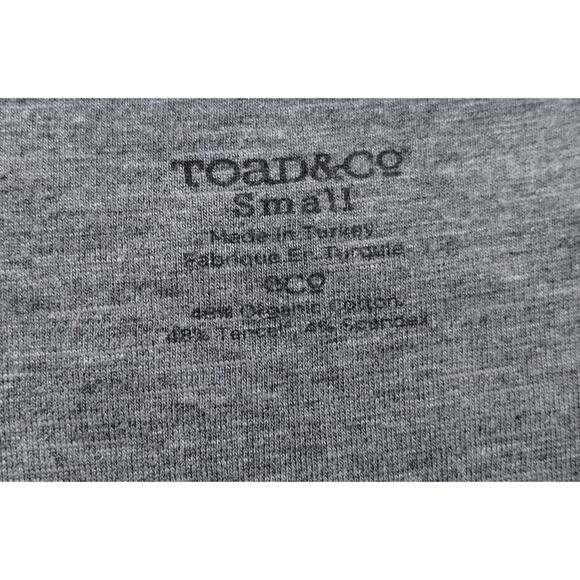 Toad & Co Rosalinda Dress Organic Cotton Tencel Lyocell Gray Casual Comfort S - Picture 3 of 10